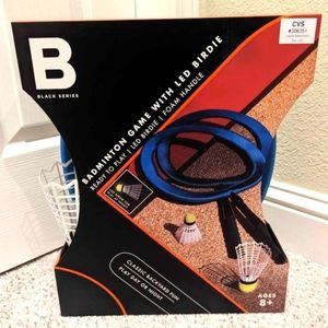 Brand new, The BLACK SERIES Badminton LED Rackets Set